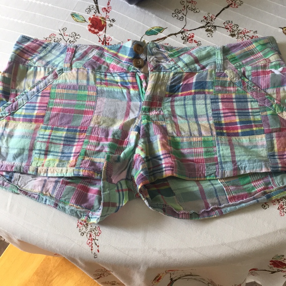 Plaid shorts